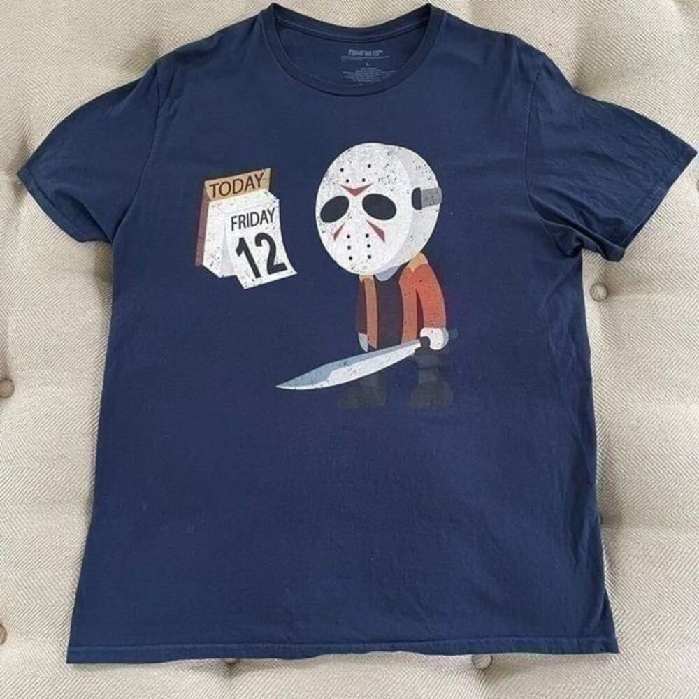 Friday the 13th Jason Halloween graphic T-shirt L